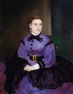 Ренуар Портрет мадмуазель Зигот 1865г